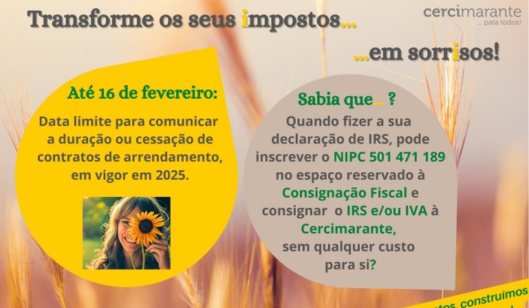 Transforme os seus impostos em sorrisos: IRS em 2026