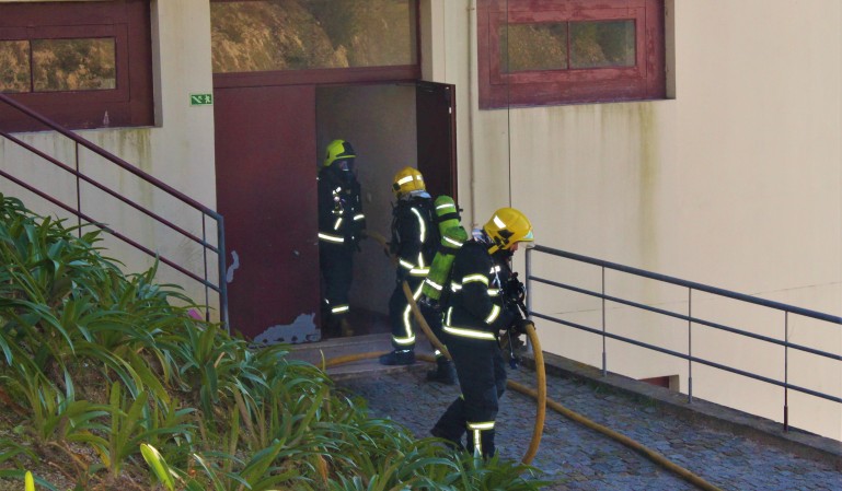 Simulacro de incêndio testou meios de segurança do CFRP